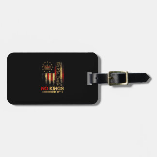 No Kings Vintage America Flag 1776 Luggage Tag