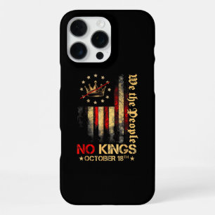 No Kings Vintage America Flag 1776 October 18 iPhone 16 Pro Max Case