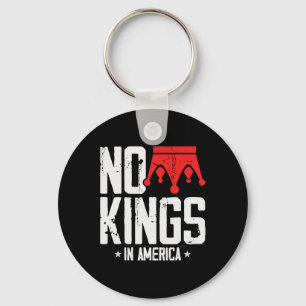 No Kings Vintage Patriotic Freedom Liberty Usa Lib Key Ring