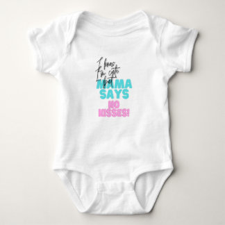 No kisses for baby baby bodysuit