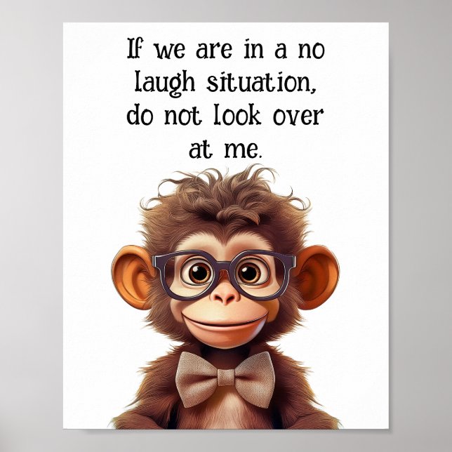 No laugh situation ha ha poster (Front)