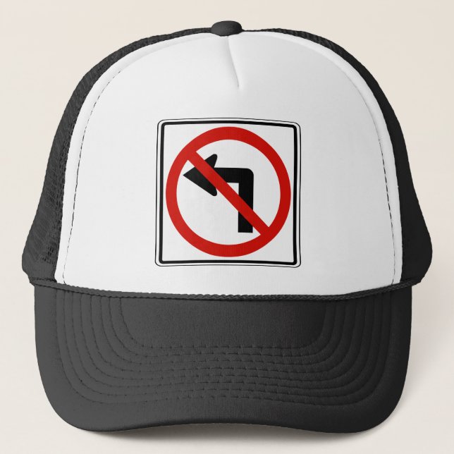No Left Trucker Hat (Front)