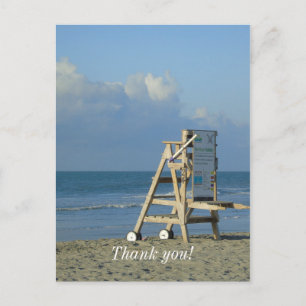 No Lifeguard On Duty Postcard