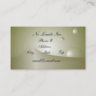 No Limits Business Card