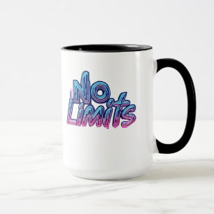 No Limits   Cyberpunk Streetwear Digital Design Mug
