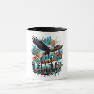 No Limits Eagle Coffee Mug   Motivational Wildlife