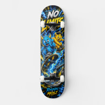 No Limits Electric Monster Skate Street Graphic