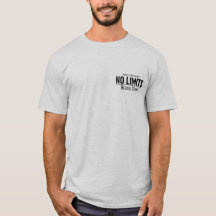 No Limits front and back grey T-shirt
