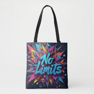 No Limits Graffiti Tote Bag