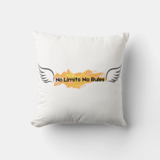 No Limits No Rules Cushion