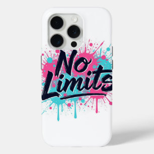 No Limits Splash Art iPhone Case   Gym Motivation