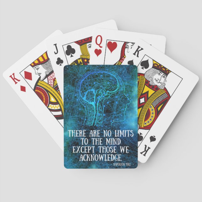 No Limits to the Mind - Napoleon Hill Playing Cards (Back)