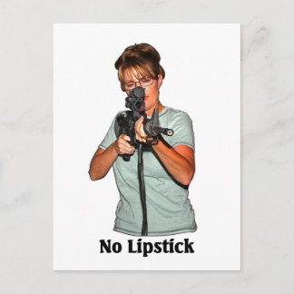 No Lipstick Postcard