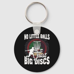 No Little - Funny Disc Golf Player Flying Disc Gol Key Ring