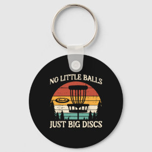 No Little Just Big Discs Golf Frisbee Frolf Men Wo Key Ring