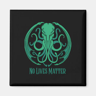 No Lives Cthulhu Sticker  Magnet