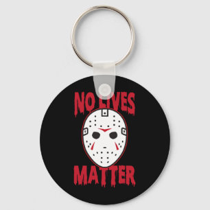 No Lives Horror Mask Halloween Costume Fun Key Ring
