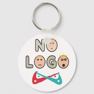 No Logo Anti Brand Capitalist Key Ring