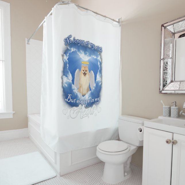 No Longer At My Side But Always In My Heart Shower Curtain (In Situ)