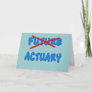No Longer Future Actuary Grad Gift Card