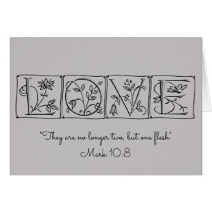 No longer two, but one flesh~Scripture~Wedding