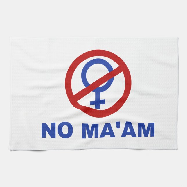 No Ma'am – Married with Children Tea Towel (Horizontal)