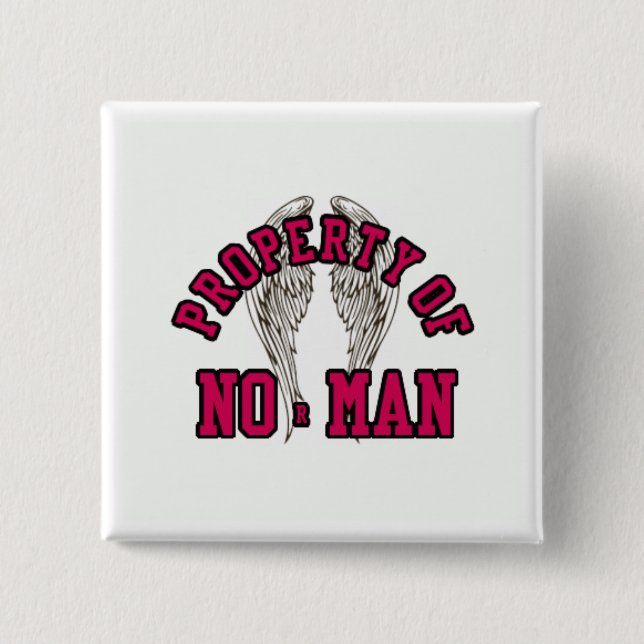 No Man Button (Front)
