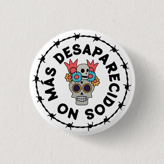 No Más Desaparecidos (skull) 3 Cm Round Badge