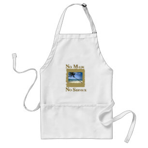 NO MASK NO SERVICE FLORIDA STANDARD APRON