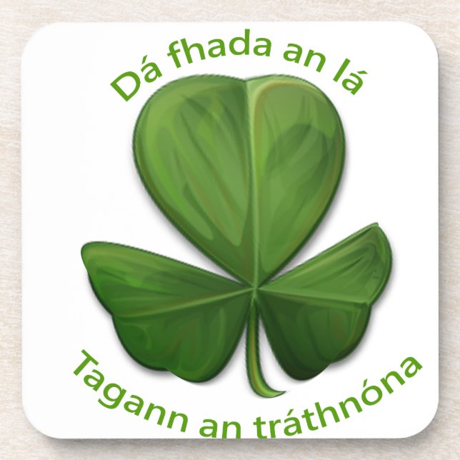 No matter how long the day, the evening comes. coaster (Front)