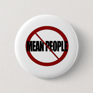 No Mean People 6 Cm Round Badge