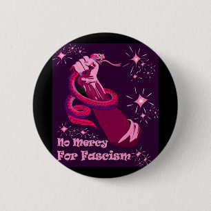 No Mercy For Fascism 2025 Girly Pop Edition 6 Cm Round Badge