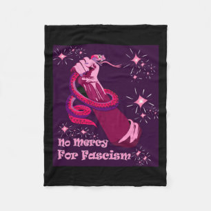 No Mercy For Fascism 2025 Girly Pop Edition Fleece Blanket