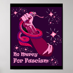 No Mercy For Fascism 2025 Girly Pop Edition Poster