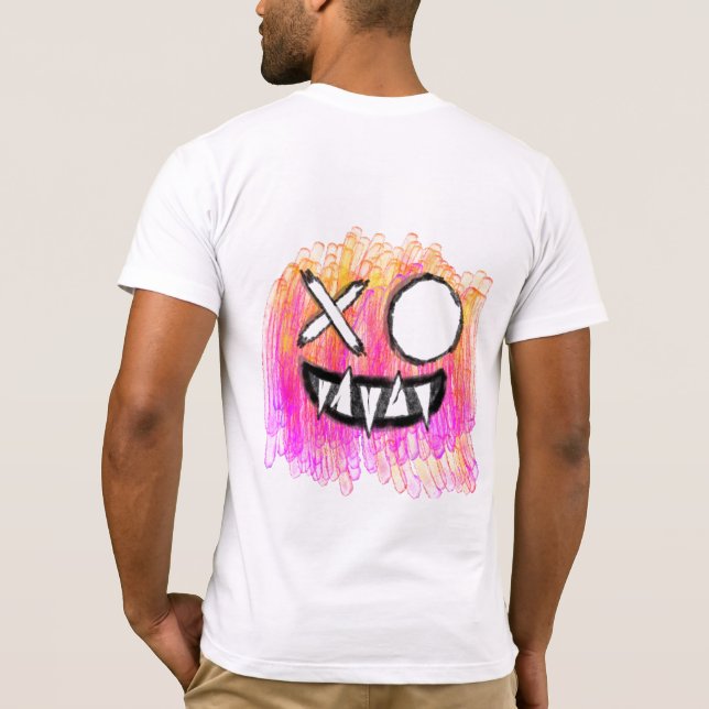 No-mercy hand paint design T-Shirt (Back)