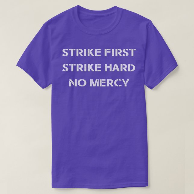 NO MERCY T-Shirt (Design Front)