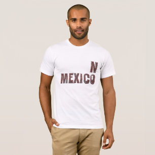 No Mexico Wall Support Bricks Typography T-Shirt