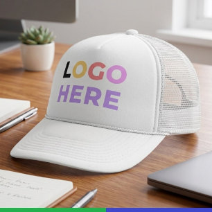 No Minimums - Custom Company Business Logo Trucker Hat