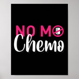 No Mo Chemo Last Day Of Chemotherapy Cancer Awaren Poster