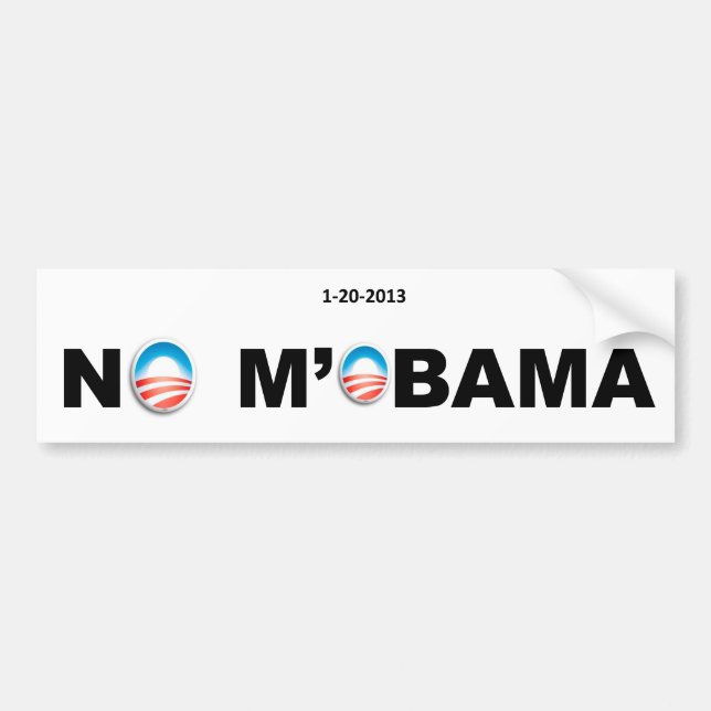 NO MOBAMA Bumper Sticker (Front)