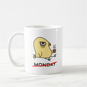 No Monday Early Bird Coffee Lover Ornithologist Mug