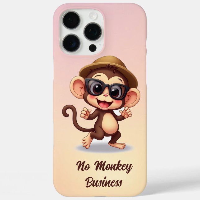 No Monkey Business  Case-Mate iPhone Case (Back)
