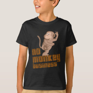 No Monkey Business Kids Tee