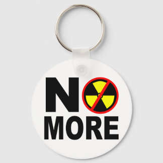 No More Anti-Nuclear Slogan Key Ring