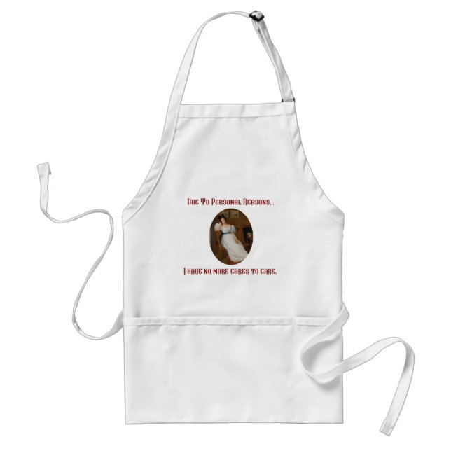 No More Cares  Standard Apron (Front)