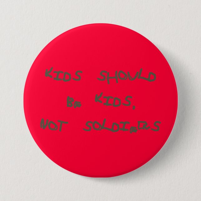 No more child soldiers - Button (Front)