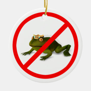 No More Frogs! Ceramic Tree Decoration