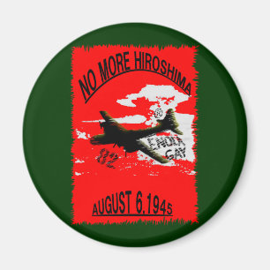 NO MORE HIROSHIMA MAGNET