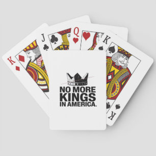 No More Kings In America Playing Cards