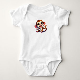 NO MORE LITTLE MONKEY BUSINESS BABY BODYSUIT